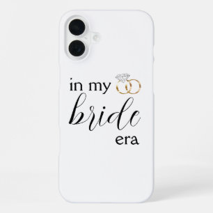 In My Bride Era Gold Bling Bachelorette iPhone 16 Plus Case