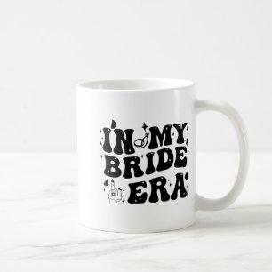 In My Bride Era Groovy Bride Bachelorette Party Br Coffee Mug