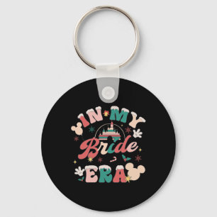 In My Bride Era Vintage Groovy Christmas Women Cos Keychain