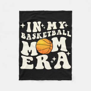 In My Bysketbyll Mom Era Fleece Blanket