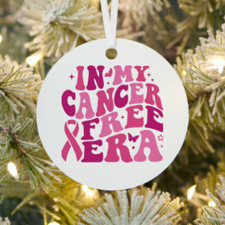 In My Cancer Free Era Metal Ornament