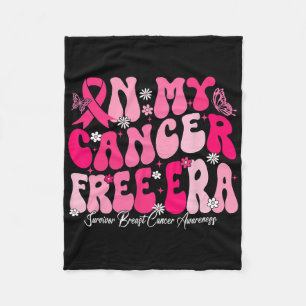 In My Cancer Free Era Survivor Breast Cancer Aware Fleece Blanket