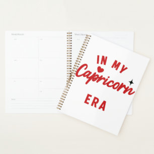 In My Capricorn Era gift , Planner Birthday Gift 