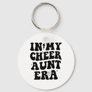 In My Cheer Aunt Era Cheerleading Girls Teens Groo Keychain