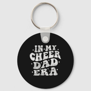 In My Cheer Dad Era Funny Cheerleading Fathers Day Keychain