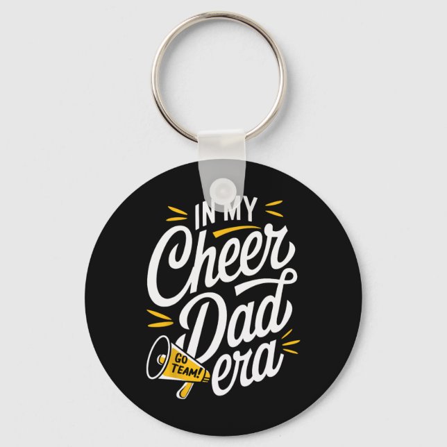 In My Cheer Dad Era  Keychain (Front)