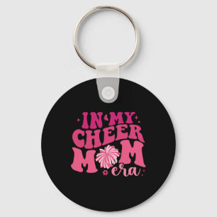 In My Cheer Mom Era Cheerleading Football Cheer Mo Keychain