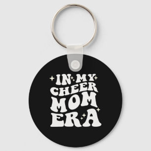 In My Cheer Mom Era Cheerleading Football Mom Game Keychain