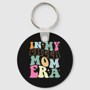 In My Cheer Mom Era Funny Cheerleading Keychain