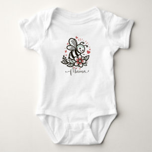 In My Cheer Mom Era Tie Dye Cheerleading Sport Mom Baby Bodysuit