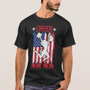 In My Cheer Mom Mom Era Cheerleading Family US Fla T-Shirt