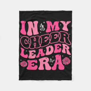 In My Cheerleader Era Cheer Coach Cheerleading Wom Fleece Blanket