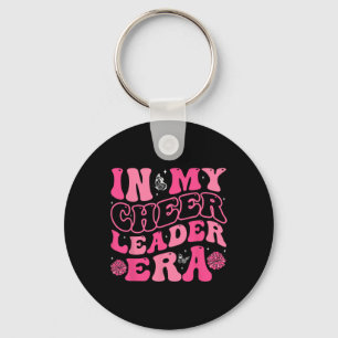In My Cheerleader Era Cheer Coach Cheerleading Wom Keychain