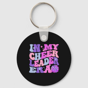 In My Cheerleader Era Cheer Coach Cheerleading Wom Keychain