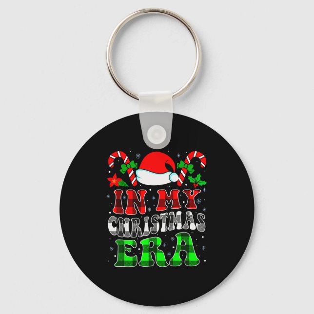 In My Christmas Era Family Matching Merry Christma Keychain (Front)