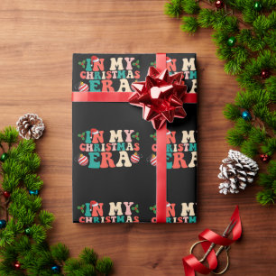 In My Christmas Era Groovy Holiday Season Wrapping Paper
