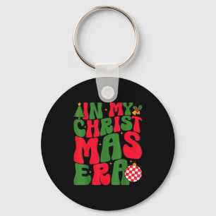 In My Christmas Era Groovy Xmas Matching Christmas Keychain
