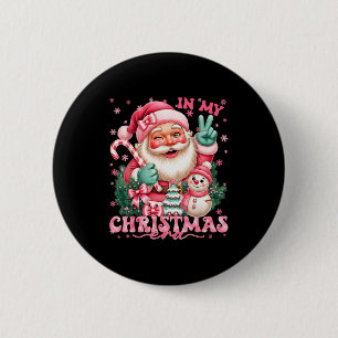 In My Christmas Era Nk Santa Snowman Christmas Xma 2 Inch Round Button