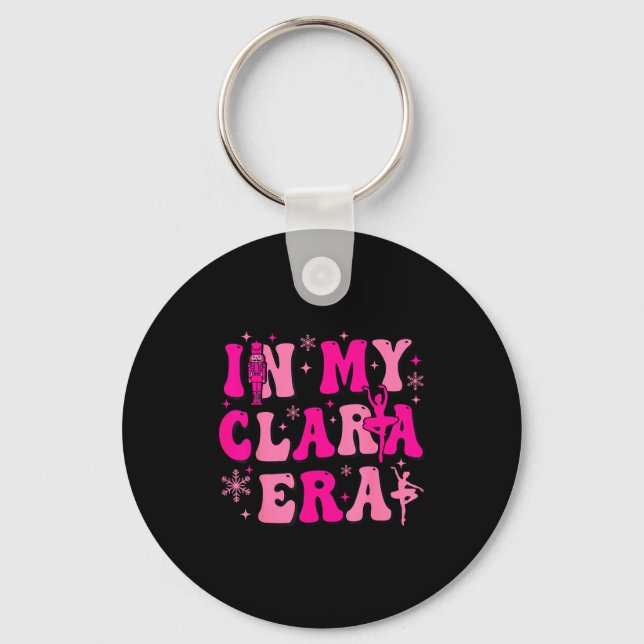 In My Clara Era Nutcracker Ballet Clara Sugar Plum Keychain (Front)
