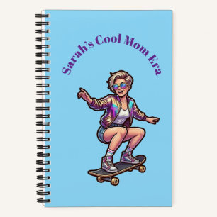 In My Cool Mom Era   Custom Name Skater Graffiti N Notebook