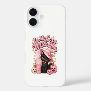 In My Cozy Witch Era Pink Halloween iPhone 16 Case