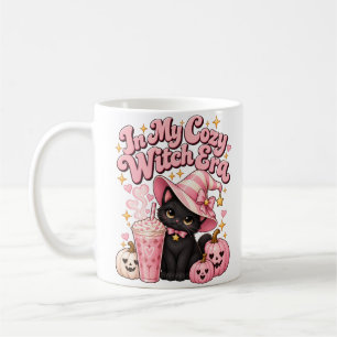 In My Cozy Witch Era Pink Halloween Coffee Mug