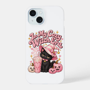 In My Cozy Witch Era Pink Halloween iPhone 15 Case