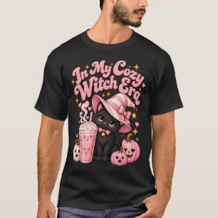In My Cozy Witch Era Pink Halloween T-Shirt