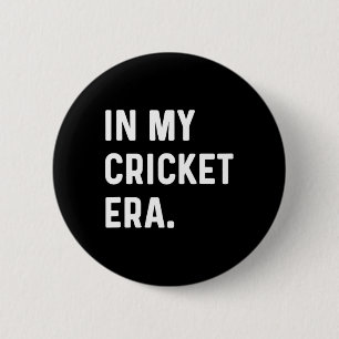 In My Cricket Era - Pitch Wicket Sport  2 Inch Round Button