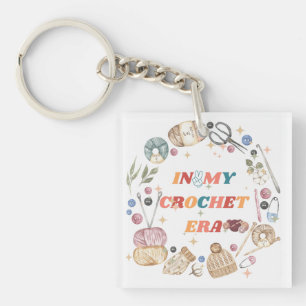 In My Crochet Era shirt ,Crafter Mom Gift, Crochet Keychain