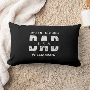 In my Dad era Funny Fathers day gift for new dad  Lumbar Pillow