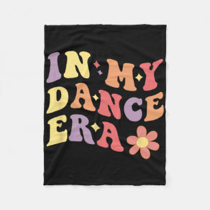 In My Dance Era Funny Dancer Girl Women Dancing  Fleece Blanket