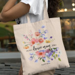 In My Dance Mom Era | Floral Monogram  Tote Bag<br><div class="desc">Add your choice of personalization. Featuring "Dance Mom" script lettering framed by colourful florals. Can be changed for any sport (hockey mom, baseball mom etc.). Every woman needs a good carry all to tote around all of her essentials. Whether it's a Mother's Day gift, a birthday gift or even just...</div>