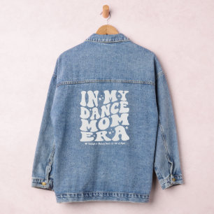 In My Dance Mom Era Personalized Kids Names Denim Jacket