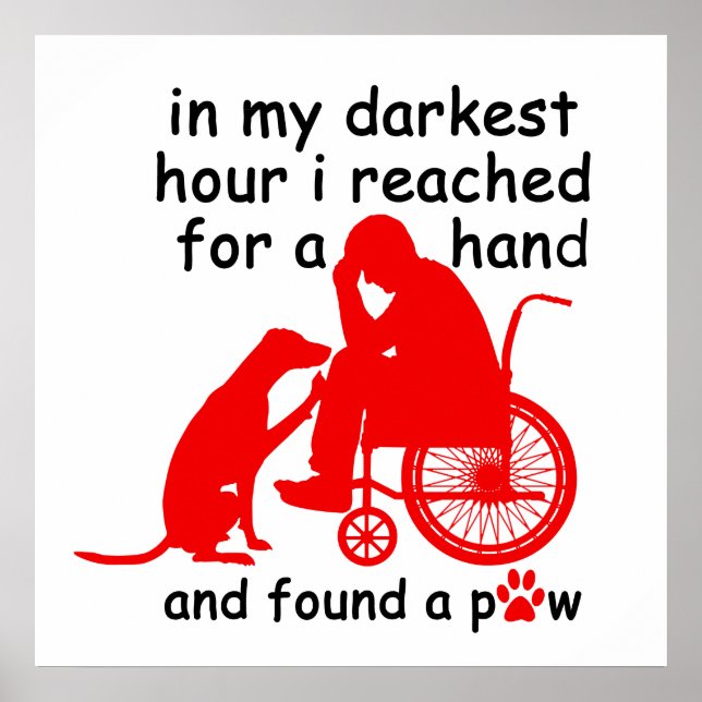 in my darkest hour i reached for a hand and found poster (Front)