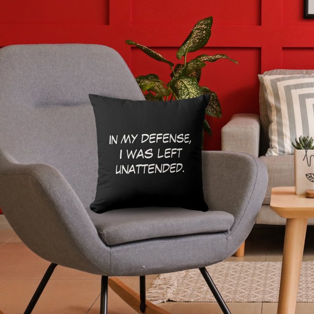 In my Defence Throw Pillow (Creator Uploaded)