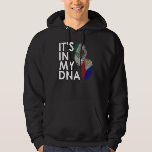 In My Dna Half Filipino Half Mexican Mexipino Hoodie