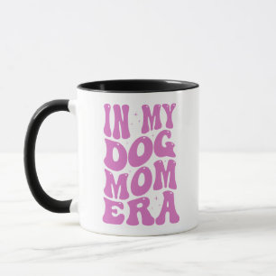 In My Dog Mom Era Retro Custom Name Mug