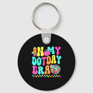 In My Dot Day Era Rainbow Color Happy Dot Day Men  Keychain