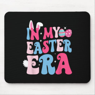 In My Easter Era Retro Groovy Happy Easter Day Bun Mouse Pad