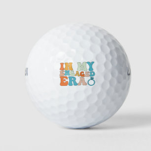 In My Engaged Era Groovy Retro Golf Balls