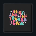 In My English Teacher Era Retro Back To School Cou Magnet<br><div class="desc">In My English Teacher Era Retro Back To School Counseling 1</div>
