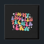 In My English Teacher Era Retro Back To School Cou Magnet<br><div class="desc">In My English Teacher Era Retro Back To School Counseling 1</div>