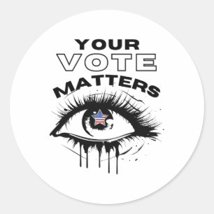 In My Eyes Classic Round Sticker
