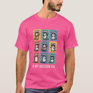 In My Feral Era Awesome Raccoon Cringe Meme Funny  T-Shirt