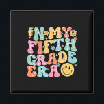 In My Fifth Grade Era Girl Back To School 5th Grad Magnet<br><div class="desc">In My Fifth Grade Era Girl Back To School 5th Grade Teacher</div>