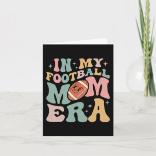 In My Football Mom Era Fun Retro Halloween Sport M Card