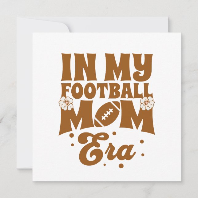 In My Football Mom Era Invitation (Front)