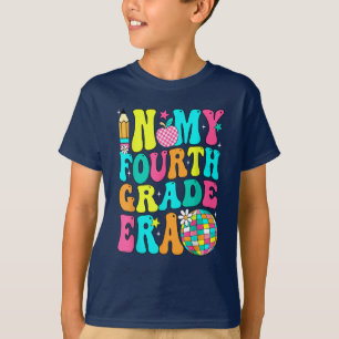 In My Fourth Grade Era 4th Grade Teacher Student  T-Shirt