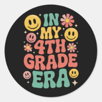 In My Fourth Grade Era Retro 4th Grade Back School